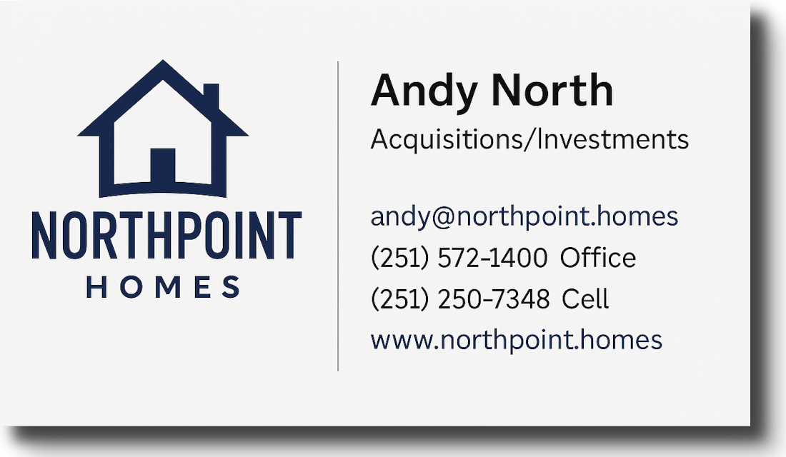 Andy North Business Card